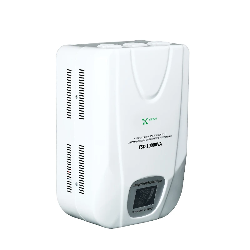 10kva Input 90-250V Automatic Home Use Servo Motor 230V 110V AC 15kva  Wall Mounted Voltage Regulator Stabilizer view 5