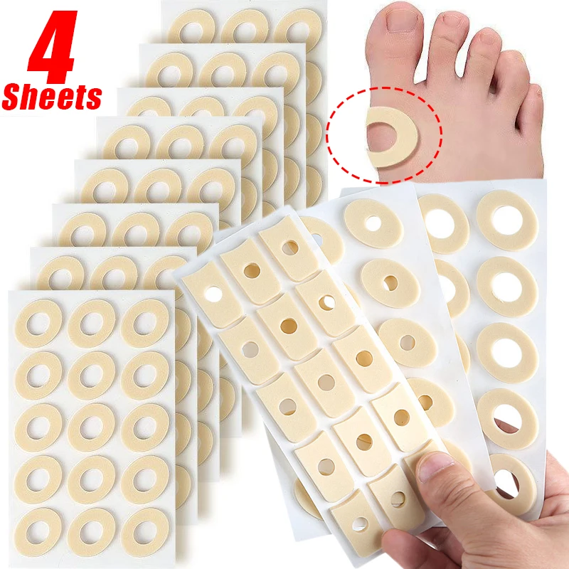 Ampollas ortopédicas para pies, cojines para callos, eliminación antidesgaste, protectores de juanetes de maíz para pies, herramientas para el cuidado de los pies, almohadilla para el talón, parche de espuma