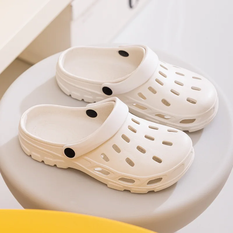 SmilePoP Sommer Frauen Sandalen Neue Weiche Strand Frauen Hausschuhe Im Freien Rutschfeste Wasserdichte Loch Hausschuhe Weibliche Vaction Pool Rutschen – Detail 8