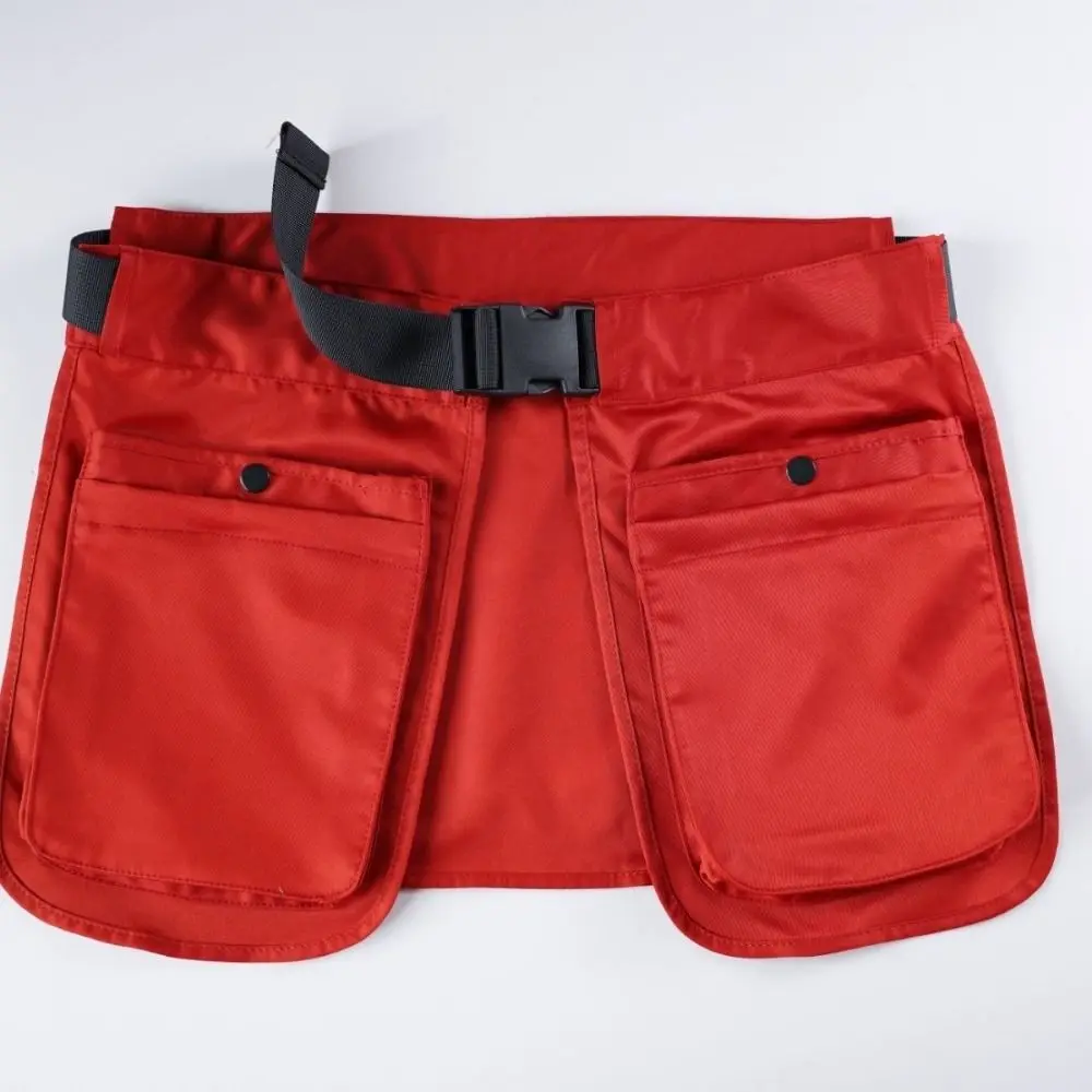 Wear Resistant Multi-functional Waist Pack Multi-pocket Adjustable Apron Belt Bag Waterproof Black Fanny Pack Men