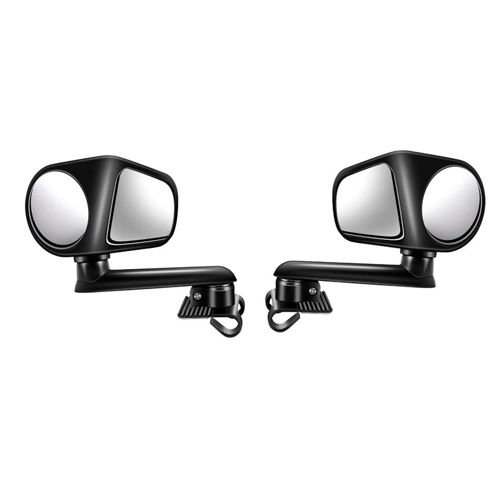 

1Pair Car Rearview Mirror Built-in Directional Ball Head 360 Degree Adjustable Shock-Resistant Universal Car Rearview Mirror