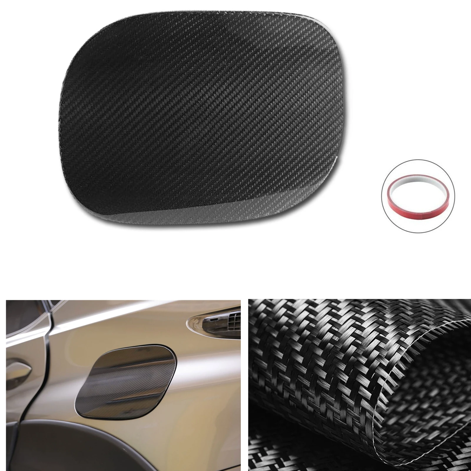 

Car Exterior Gas Oil Fuel Tank Cap Cover Trim Carbon Fiber Gasoline Sticker Decor For Lexus NX200 NX300 NX200t NX300h