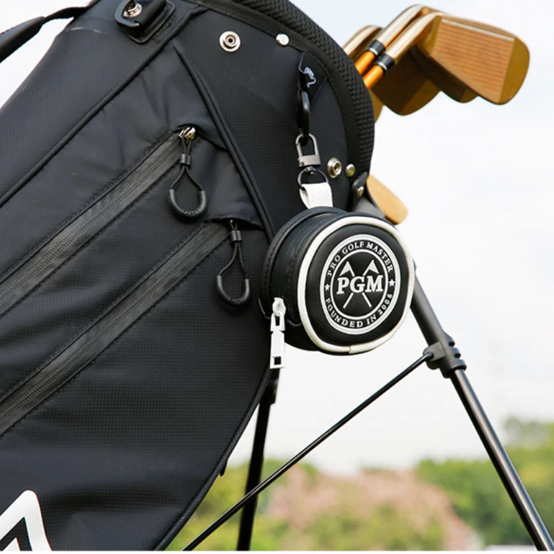 PGM Mini Small Golf Ball Bag Waterproof, Portable, Can Hold 3 Balls Storage Bags Accessories SOB011