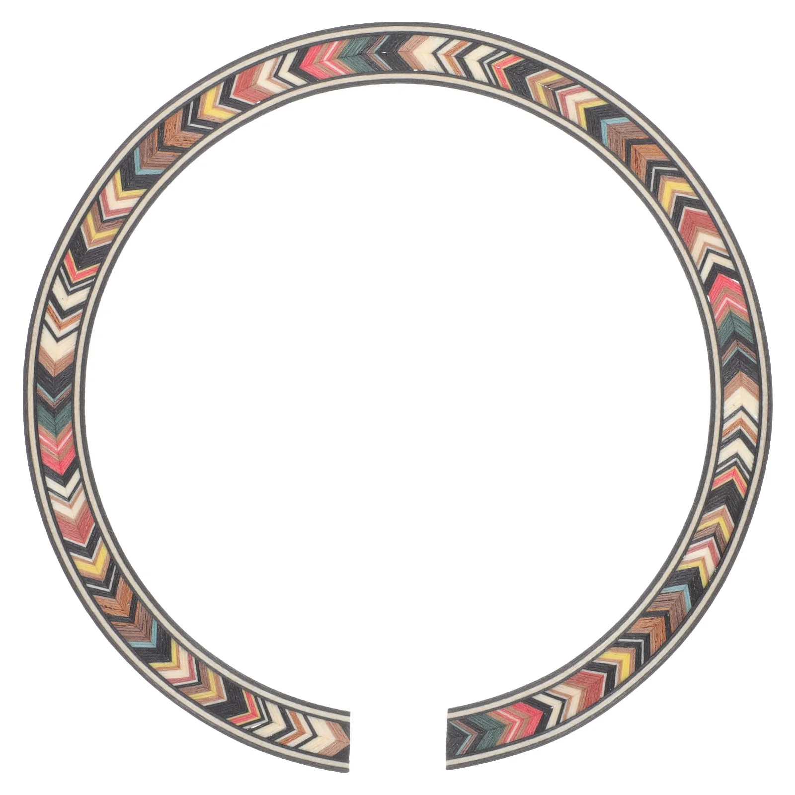 

1pcs Guitar Sound Hole Rosette Inlay Decoration For Acoustic Classical Guitar Wooden Sticker Polished Abalone Design Durable
