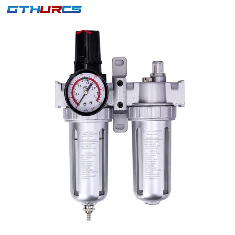 منظم فلتر ضاغط الهواء SFC200/300/400 فاصلات المياه الزيتية فخ تصفية BSP ضواغط الهواء أجزاء هوائية #3