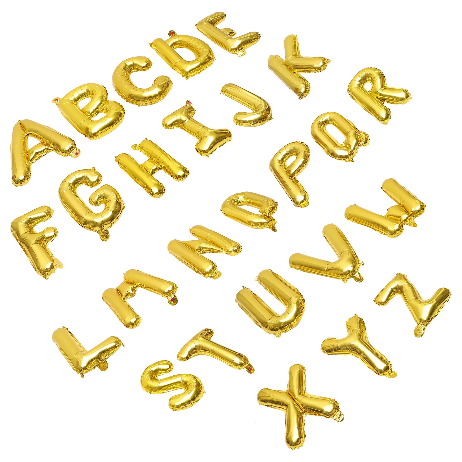 

Alphabet Foil Balloons 16inch A-Z Letter Balloons Wedding Birthday Party Decoration Supplies Golden Chic Star Pattern