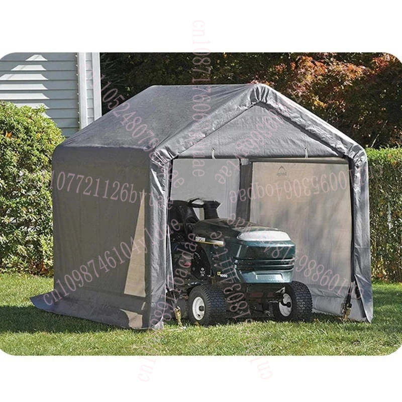 غرفة تخزين خارجية مقاومة للماء 1.8 م 2.4 م، غبار، حماية من الشمس، مرآب، عناصر متنوعة، مأوى مطر، سقيفة تخزين للحديقة