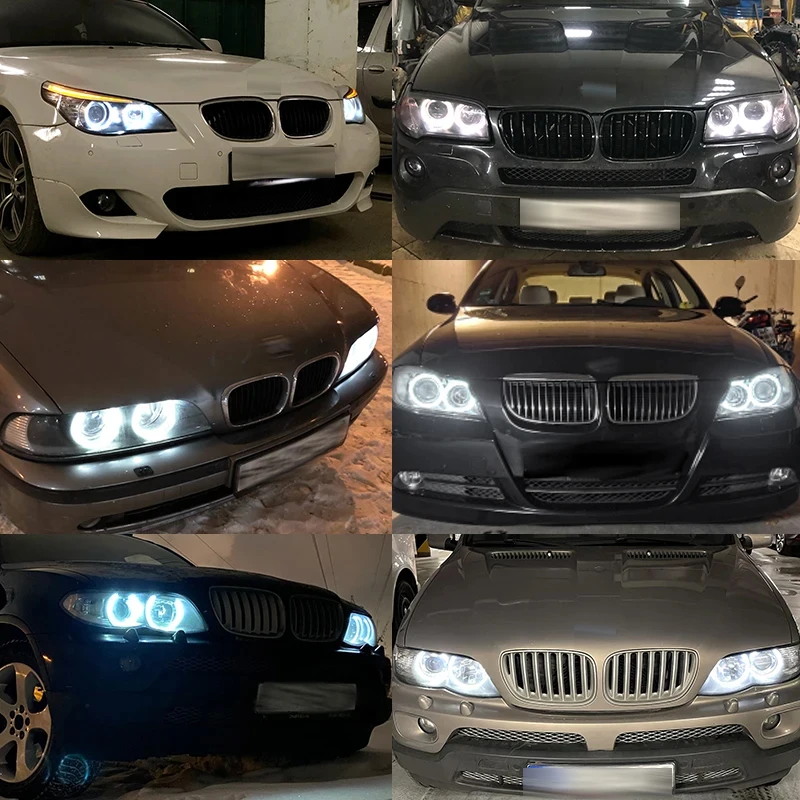 

2 шт. светодиодный габаритный фонарь Angel Eyes H8 120 Вт Кольцевой фонарь для BMW 3 серии E90 E91 2009-2011 E92 M3 E93 2008-2013 Автомобильные аксессуары