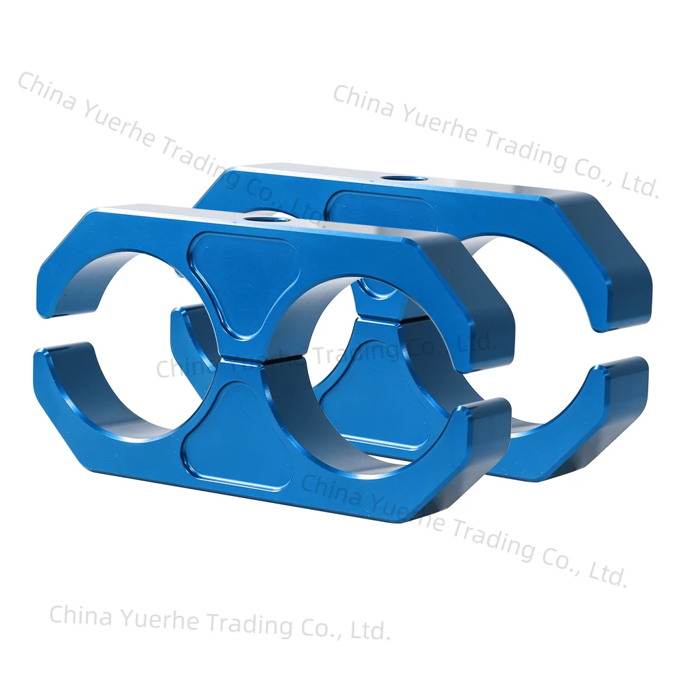 

2 Pcs CNC Billet Shock Reservoir Bracket Clamps 2.0 x 2.0 For FOX KING Shocks For honda Toyota Mitsubishi Subaru Shocks