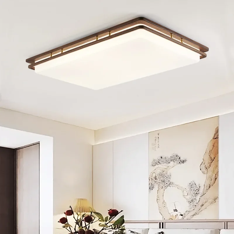 Top light black walnut new Chinese style bedroom enamel color beauty