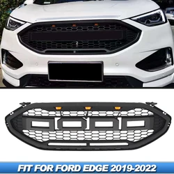Fit For Ford Edge 2019-2022 modification Front Grille W/LED Racing grill