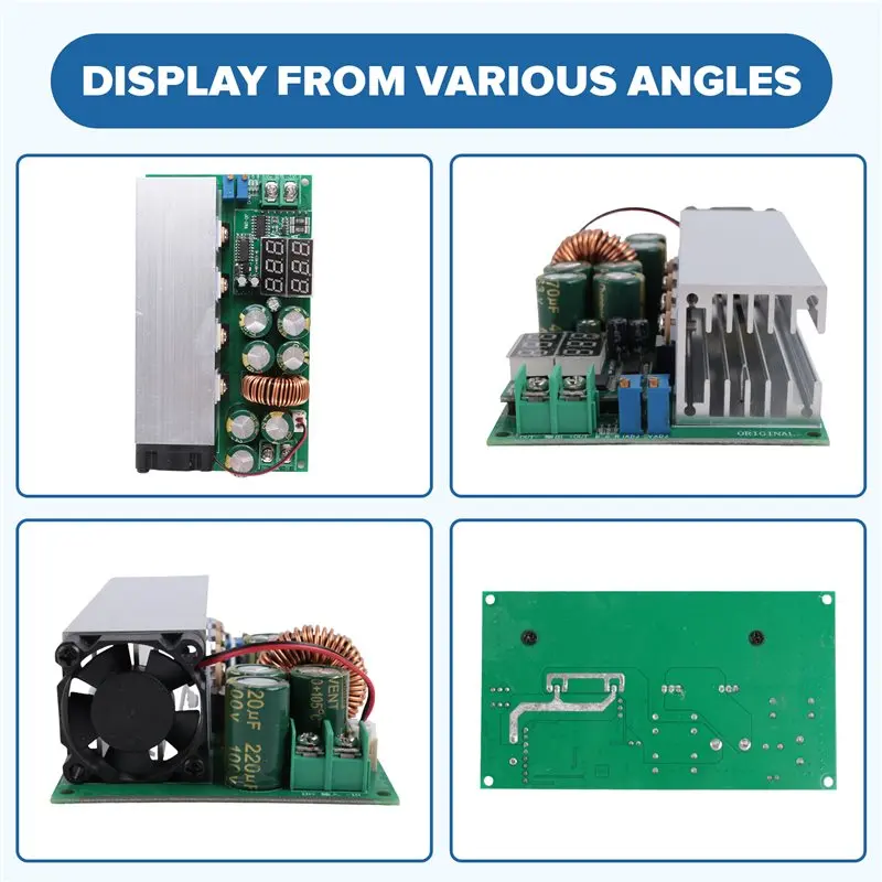 AS94-DC DC Buck Converter 600W CC CV 12-80V To 2.5-50V 5V 6V 12V 24V 24V 48V Step-Down Power Module Adjustable Regulated