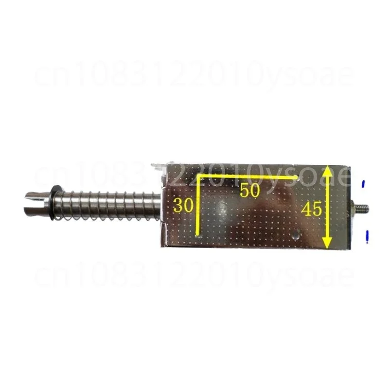 15kg 60mm Micro Push Pull Electromagnet - AC/DC 24V/110V/220V Compatible High Thrust Type