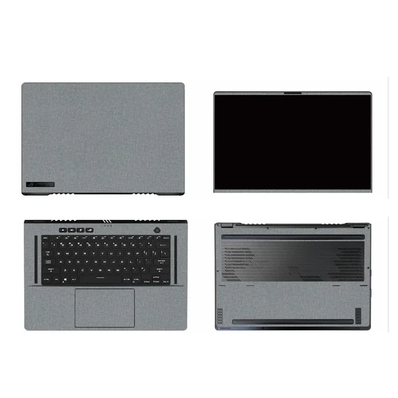 PU leather Skin Laptop Stickers for Asus ROG Flow X13 GV302 2023 GV301 2021 2022