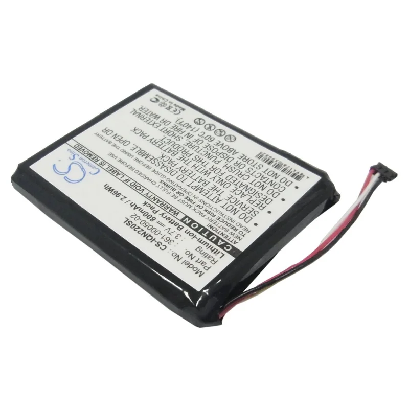 

CS-IQN220SL 800mAh GPS, Navigator Battery 361-00050-02 for Garmin Nuvi 2200, 2200LT, 2240, 2250, 2250LT