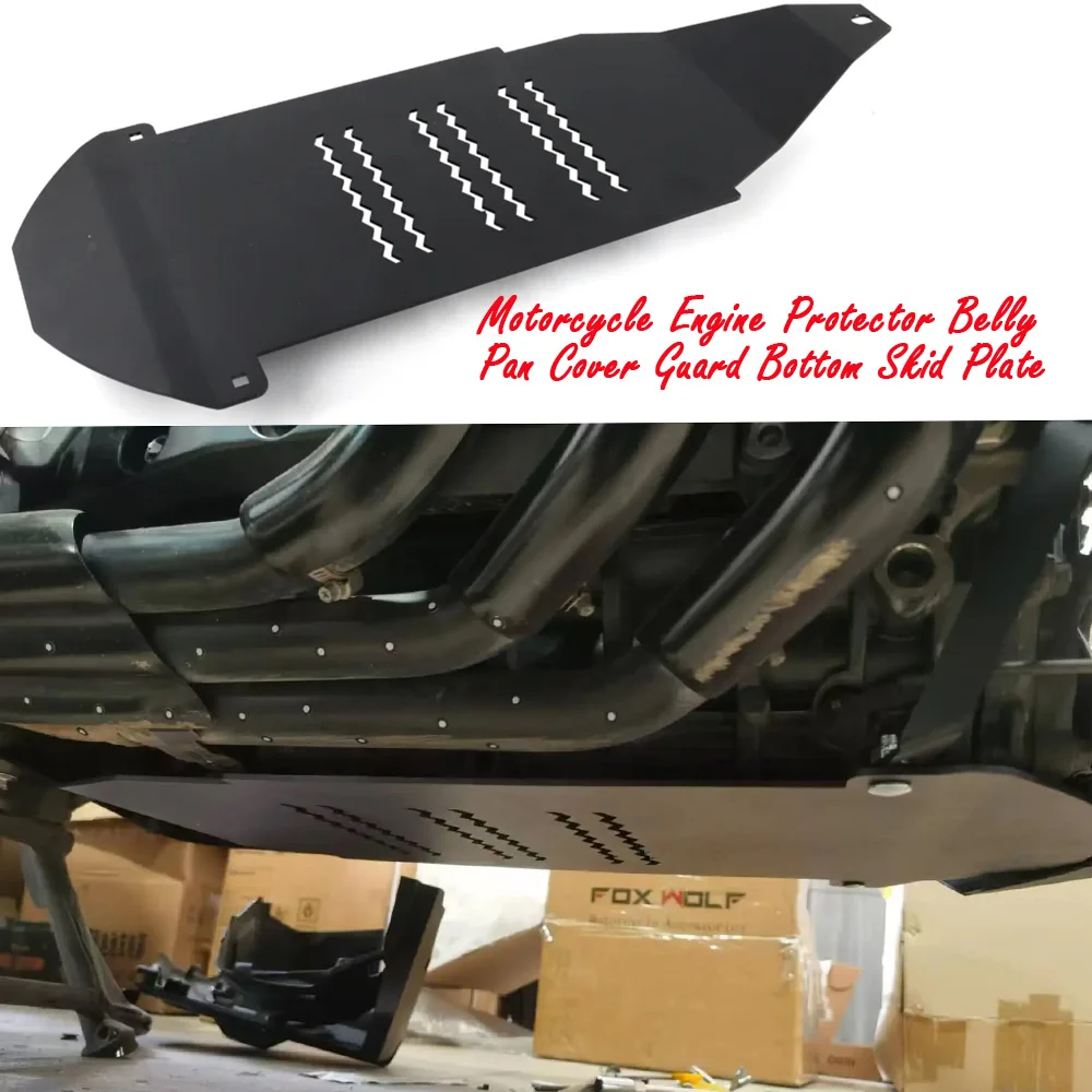 حامي محرك الدراجة النارية غطاء مقلاة البطن الحرس أسفل لوحة التزلج لهوندا Goldwing GL 1800 GL1800 الذهب الجناح F6B 2018-2025
