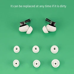 Anti Slip Waterproof Replace Earplug Ear Tips Pad Set Silicone In-Ear Earphone Earbuds Cover Cap For Nothing Ear (2) (1)