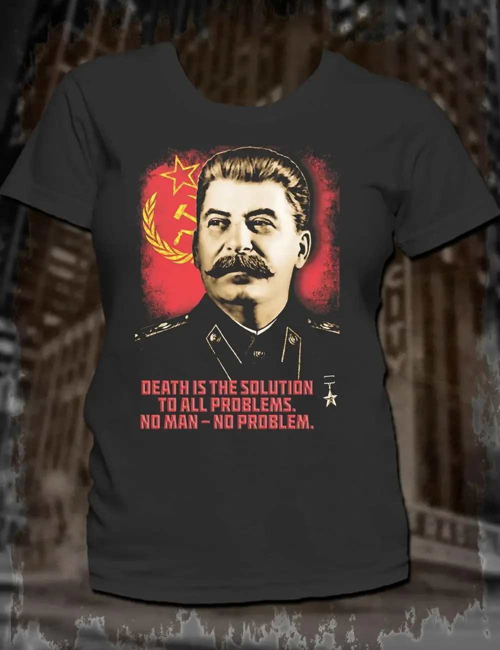 New Joseph Stalin T-Shirt Allied Nations Ww2 Military Tee Ussr Communist Russia  Fashion Solid Color Men Sleeveless T Shirt