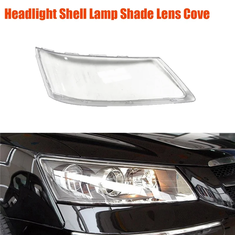 الجبهة اليمنى عدسة المصباح الأمامي غطاء غطاء مصباح قذيفة شفافة أجزاء لشركة هيونداي سوناتا NF 2008 2009 رئيس ضوء الإسكان غطاء