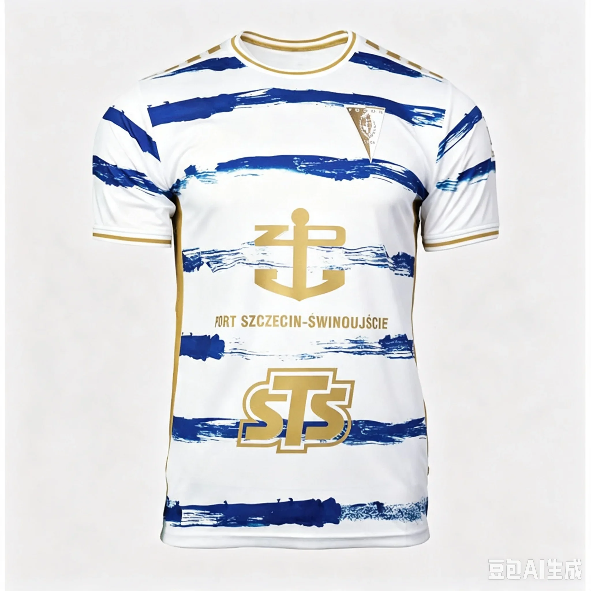 Neuheiten Polen Pogoń Szczecin Fußballtrikot Herren Damen Sport-T-Shirt Schnelltrocknend Streetwear Kleidung Familien-Set – Detail 4