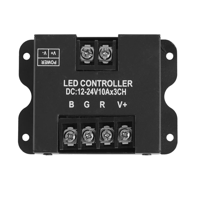 4X 30A Contact RGB RF Remote Control DC 12V 24V 3Channelx10a 360W/720W Controller For LED Strip Light SMD 5050-A74Z