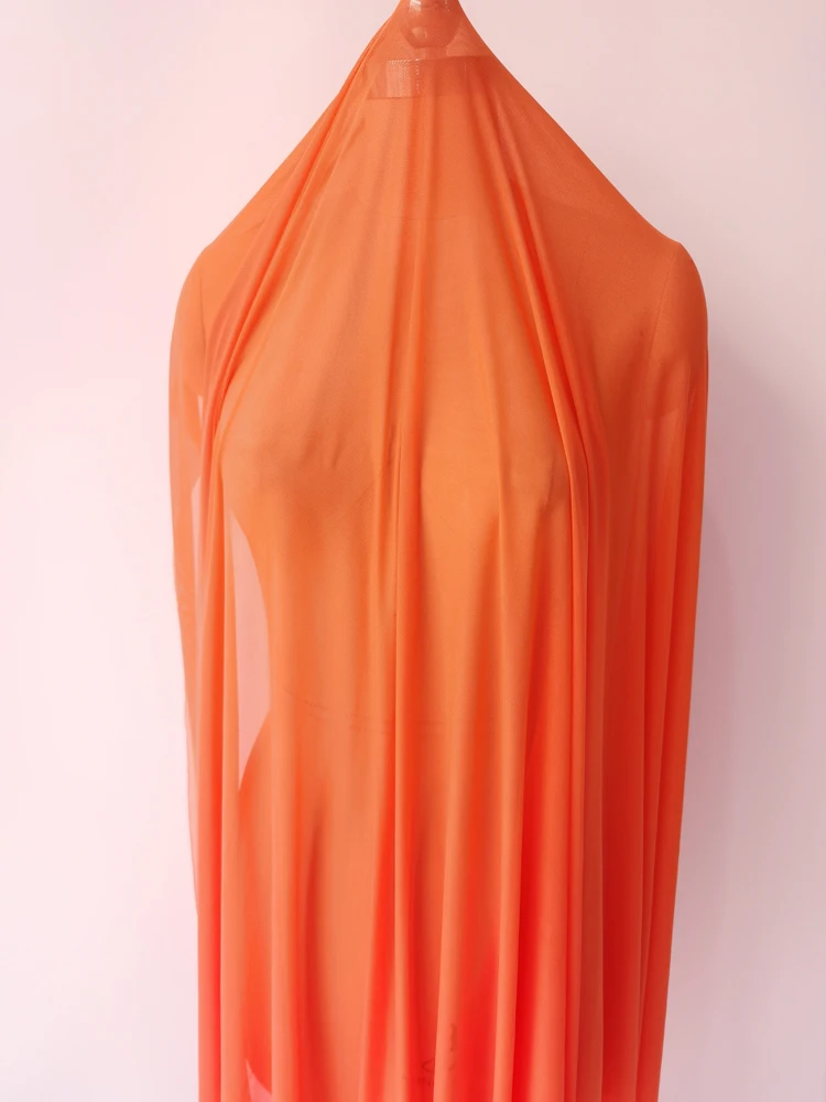 4-Wege-Stretch-Tüll, 58 Zoll breit pro Meter, hochwertiges elastisches Spandex-Mesh-Gewebe, Nylon, Unterwäsche, Strümpfe, Futter, Spitze – Detail 27