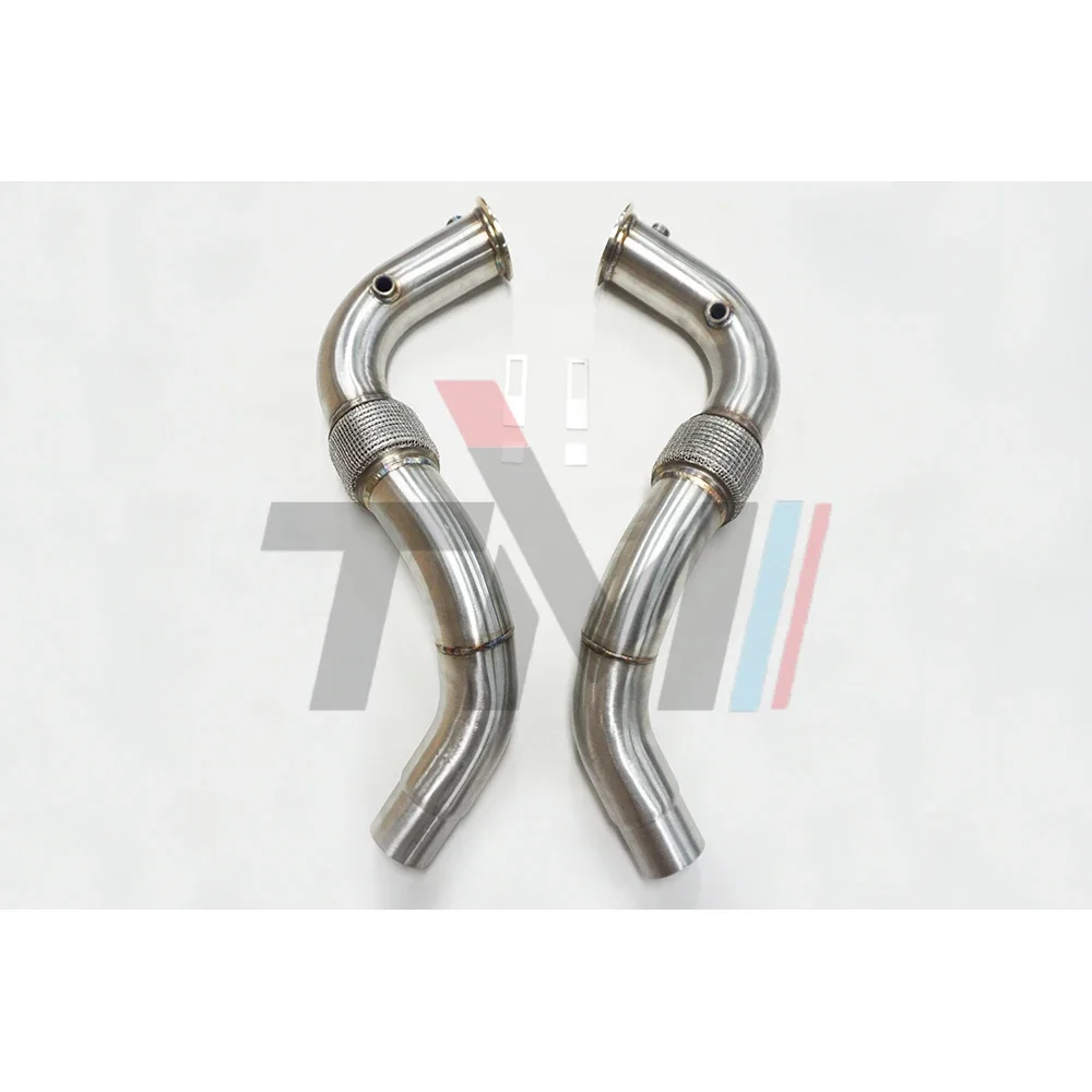 TM PERFORMANCE SS304 N63R Downpipe For  G30 M550i, G11 750i, 850i, X5 M50i, X6 M50i & X7 M50i 2017+