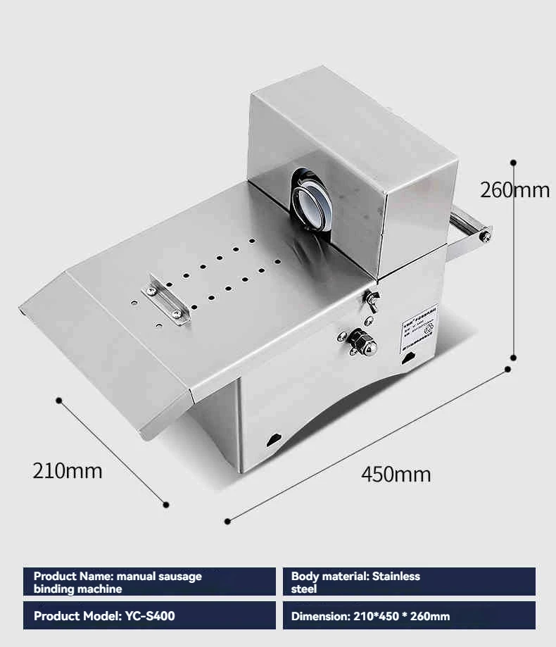 Manual/Electric Sausage Twisting Knotter Tying Machine Sausage Binding Machine Sausages Linker