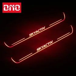 Trim Pedal LED Car Light Door Sill Scuff Plate Pathway Dynamic Streamer Welcome Lamp For Mazda 3 Skyactiv 2015 2016 2017 2018