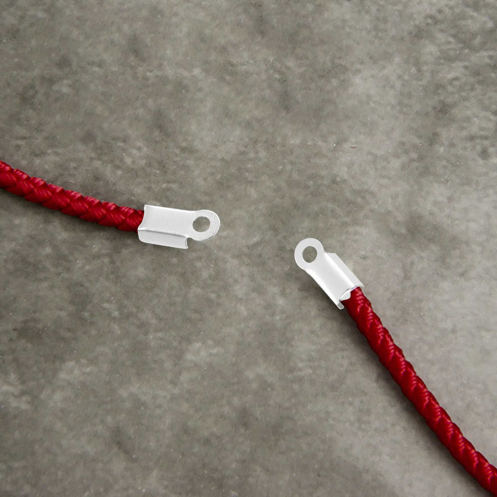 

500Pcs Flat Square Crimp Ends Lightweight Metal Ribbon Crimps for DIY Bracelet Necklace Cord End Fasteners Jewelry Craft