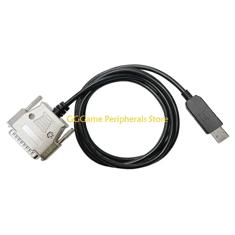 U55B USB To DB25 RS232 Converter Cable For Vintaged Printers Smooth Data Transmission