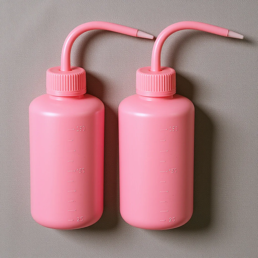 

2Pcs Eyelash Washing Bottles 250Ml Clear Squeeze Bottles for Lashes Cleaning Tattoo Liquid Dispensing Portable with Graduated