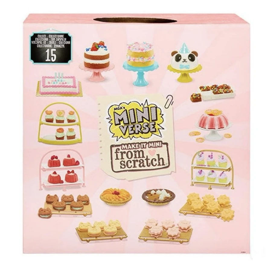 MGA Miniverse Make It Mini From Scratch كعكة خبز سلسلة صندوق أعمى جديد اللعب منزل لعب ألعاب أطفال الديكور هدية عيد ميلاد #4