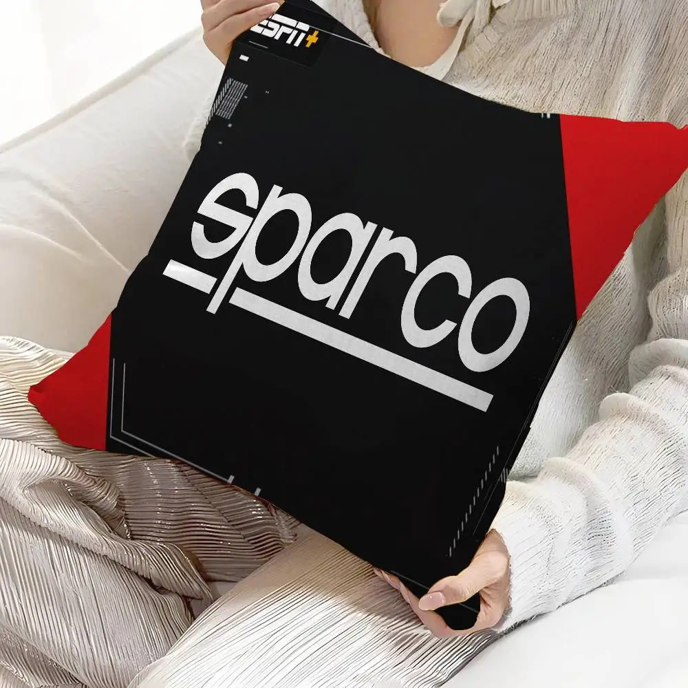 S-Sparcos Logo Pillow Cover For Bedroom Room And Living Room Sofa Decorative Cushion Cover