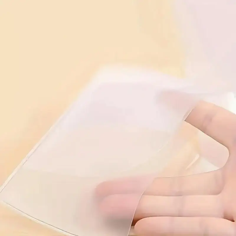 6PCS Passport Protective Cover Transparent Frosted, PVC Material Waterproof Document Case