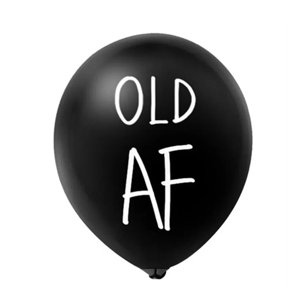 10/20pcs Funny Old Age Birthday Party Balloons Cute Offensive Latex Balloons for Adults Funny Birthday Single Party Decoration