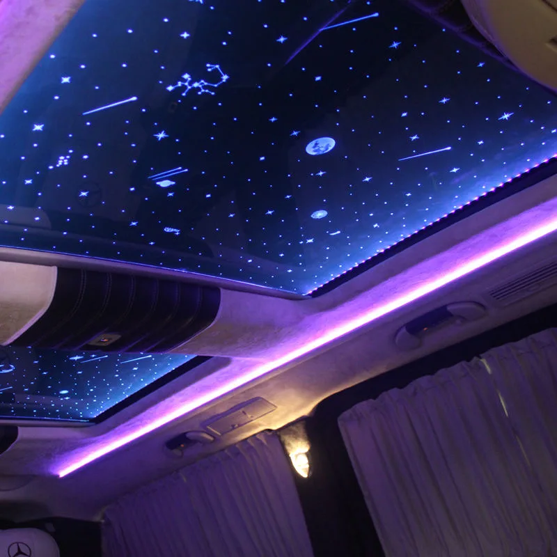 sunroof star Interior Automotive Accessories Led Car Sunroof Starry Sky Film Ambient Light easy install star electronic tint