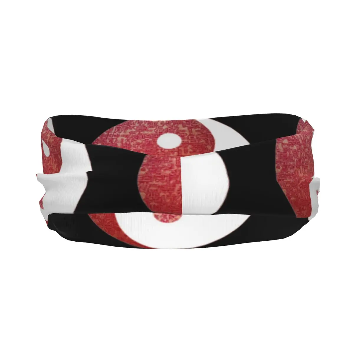 Sports Headband Yin Yang Symbol Fitness Sweatband Absorbent Cycling Jog Hair Bandage