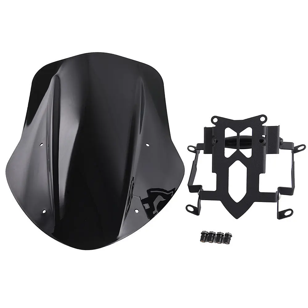 

Motorcycle Touring Sport Windscreen Windshield Flyscreen Wind Deflector for Ducati Diavel 2014 2015 2016 2017 2018 Accessories