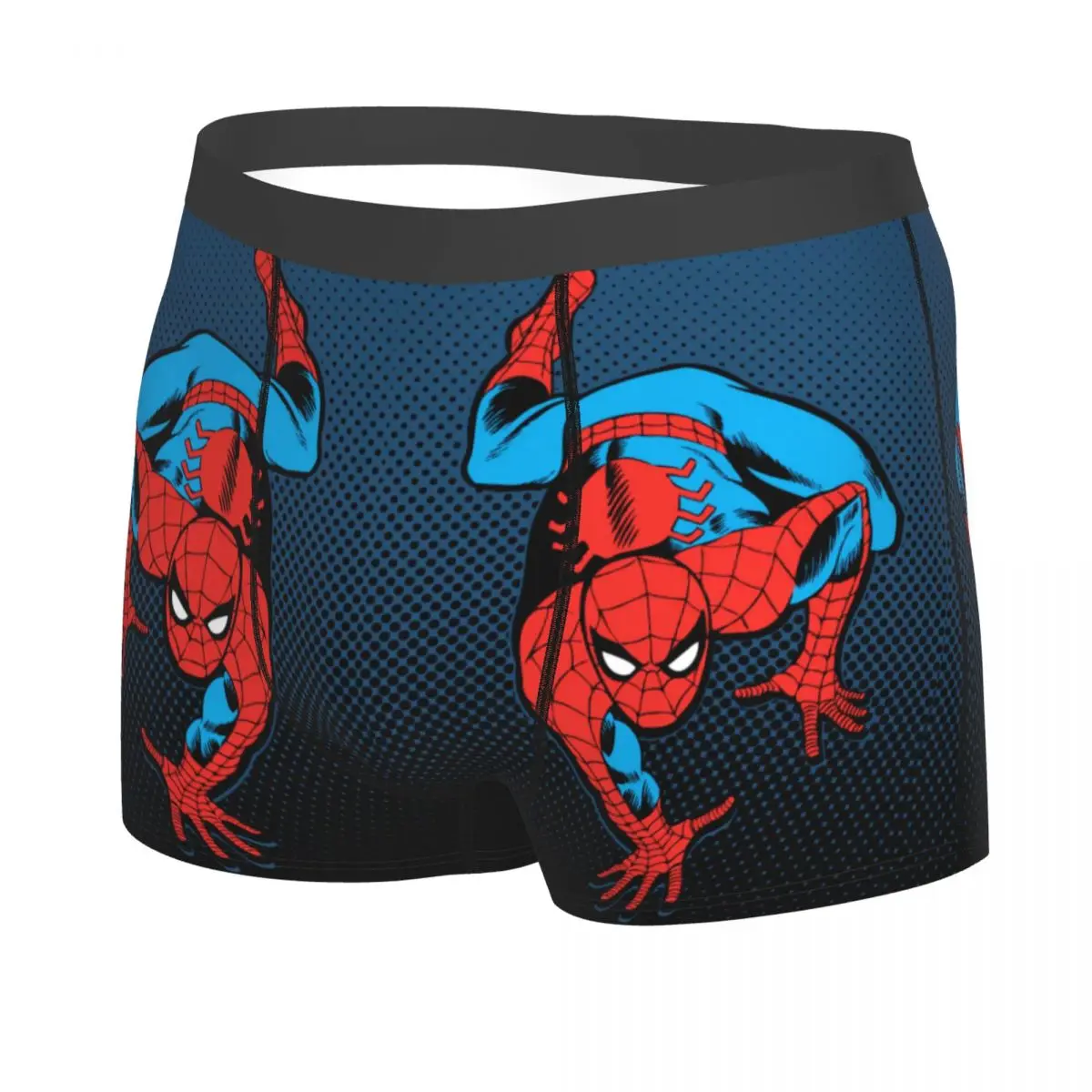 Cool Retro Spider Man Wall Crawl Boxers Shorts Panties Men's Underpants Comfortable Briefs Underwear