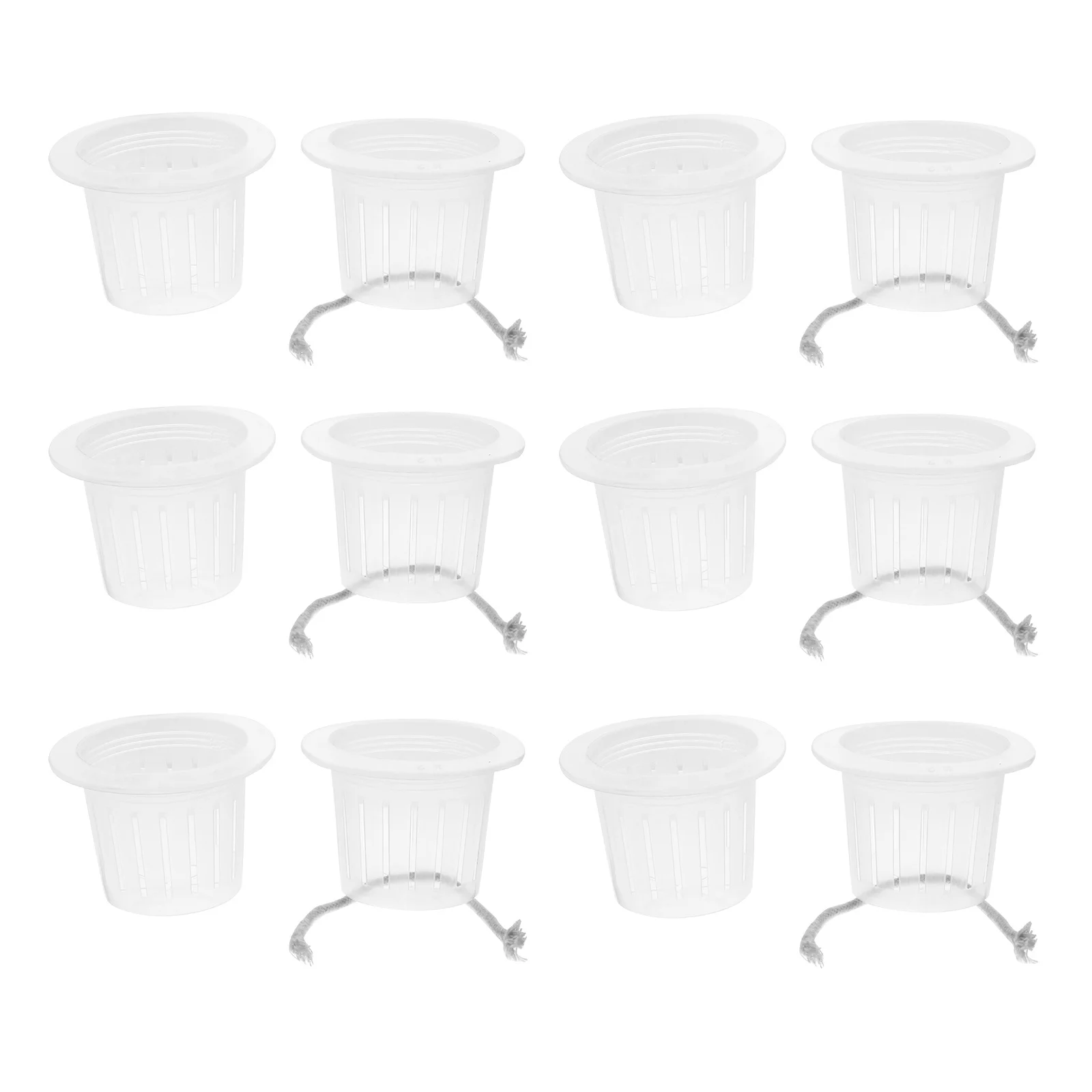 

1Set Hydroponic Net Cup Plastic Plant Pot with Root Drainage Nursery Basket Slotted Garden Container Plant Pot