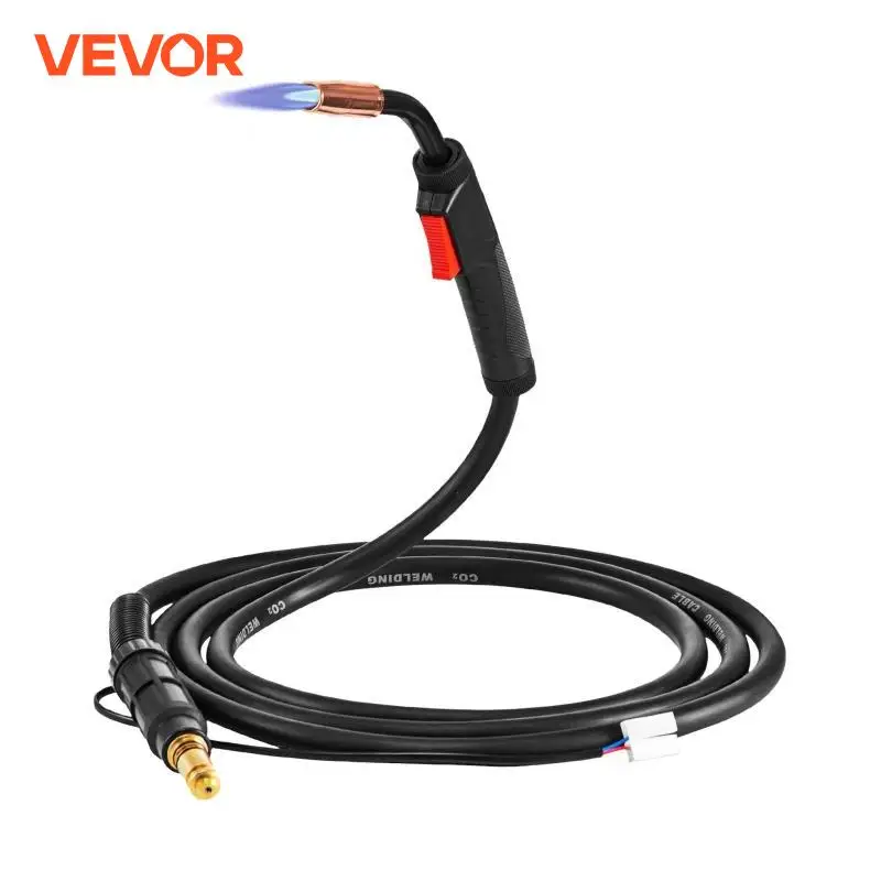 VEVOR K530-5 MIG Welding Gun 100A Gas Burner Torch W/ 3.5M Flexible Cable Welding Equipment Stinger Replacement for Magnum 100L