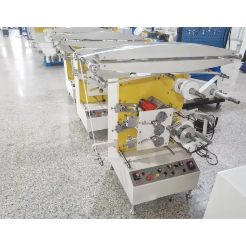 Two-color automatic mini flexographic label printing machine