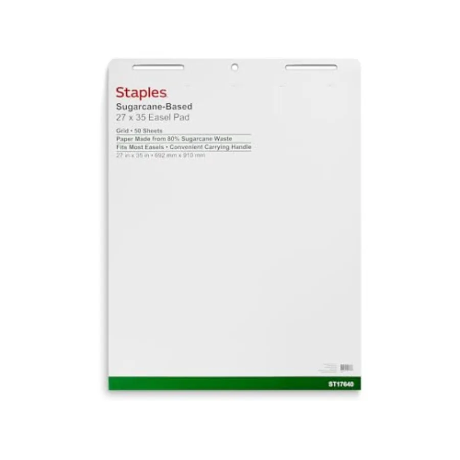 

Easel Pads 27-inch x 35-inch White 50 Sheets/Pad 4 Pads/Carton