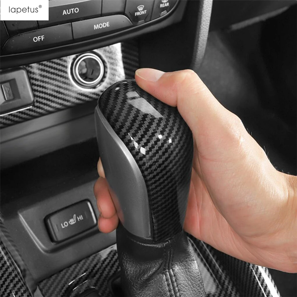 Gear Shift Panel / Dashboard Air Vent / Water Cup Holder Cover Trim For Suzuki Vitara Escudo 2015 -2023 Carbon Fiber Accessories