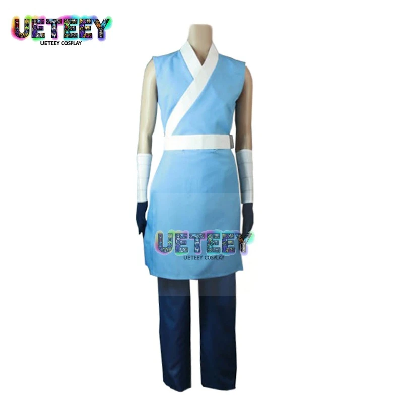 

UETEEY COS Сокка Косплей Костюм Аниме Униформа Хэллоуин Рождественская вечеринка