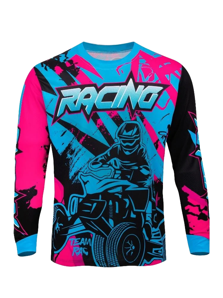 

2025 Мужская дышащая велосипедная майка с длинными рукавами для бега и пеших прогулок на горном велосипеде, быстросохнущая толстовка с круглым вырезом