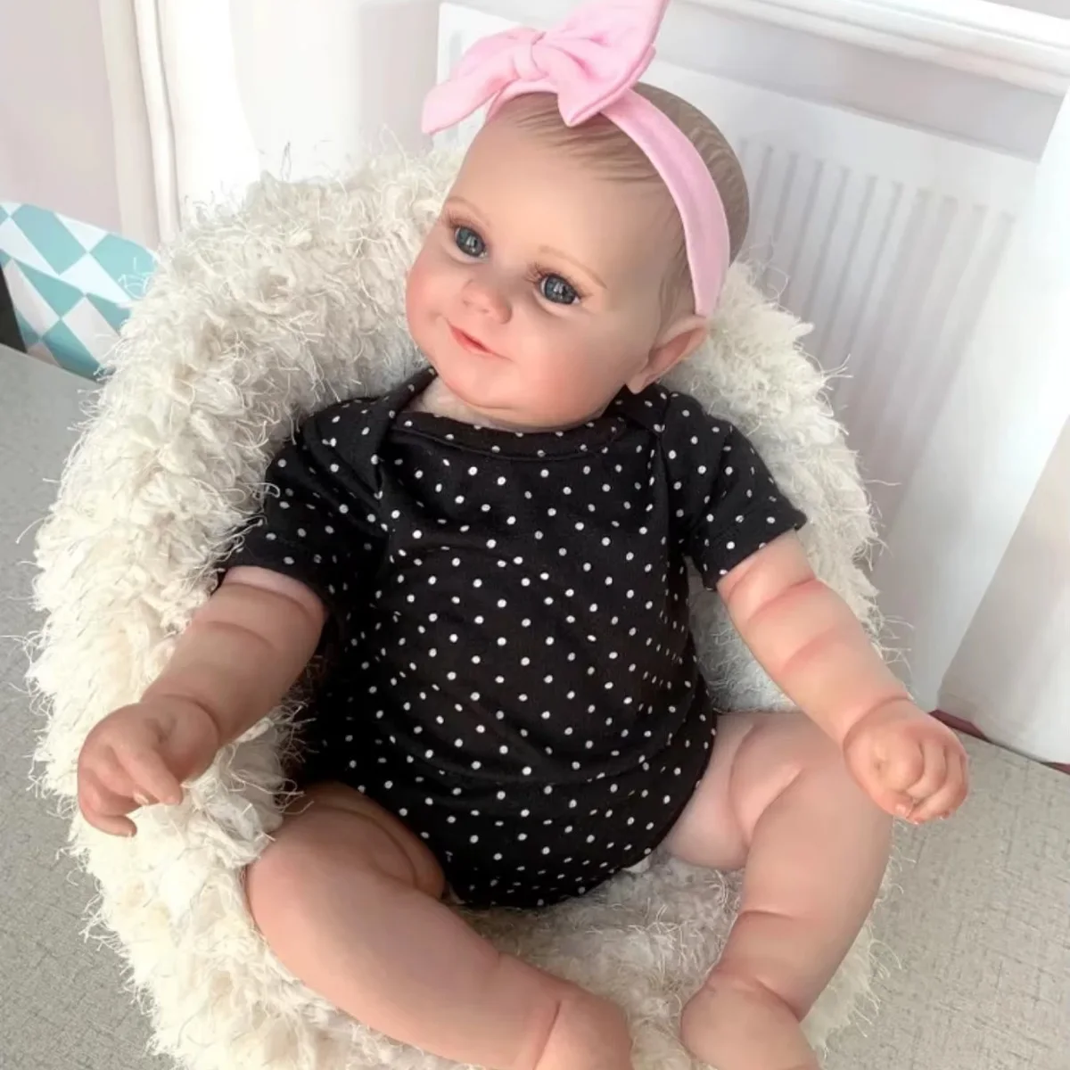 

JOYORA 50cm Fashion Rebirth Doll Realistic Newborn Shape 3D Skin Visible Vein Art Collection Doll Diy Gift Toy Christmas Gift