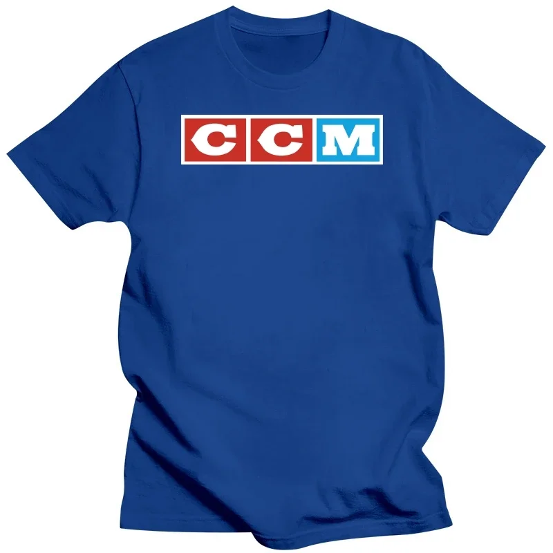 Cotton Tshirt mens summer Tops Ccm Logo Hockey Man T-Shirt men cotton tshirt Man Brand T-shirt Bigger size