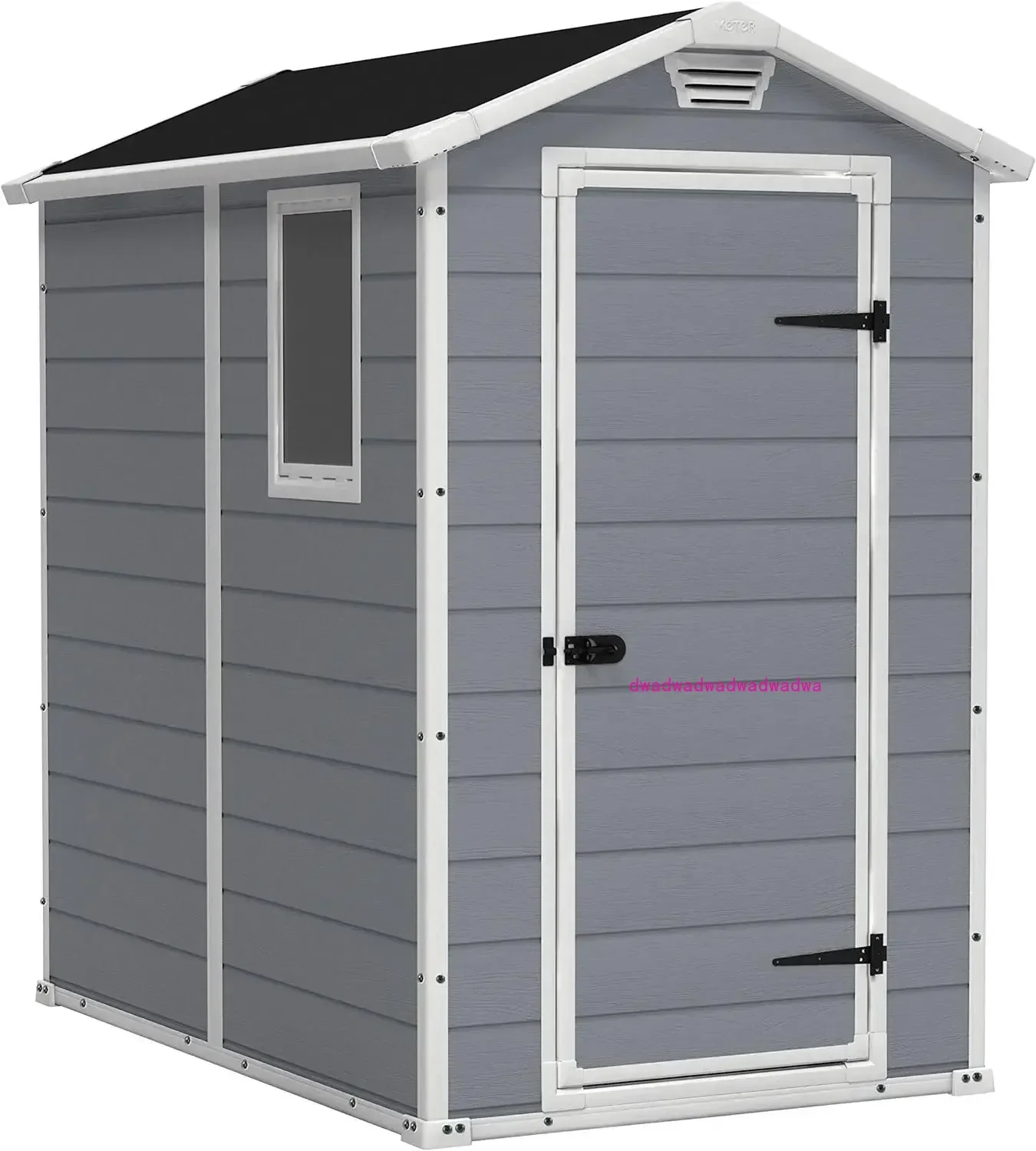 

Manor 4x6 Resin Outdoor Storage Shed Kit-Perfect to Store Patio Furniture